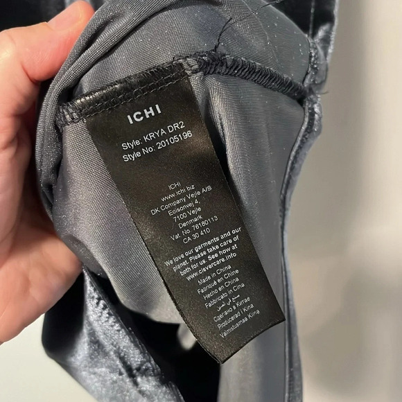 Ichi bodycon velvet stretch dress small - Picture 4 of 5